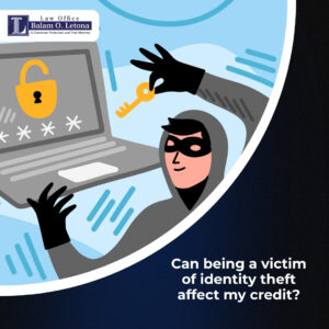 Can being a victim of identity theft affect my credit?