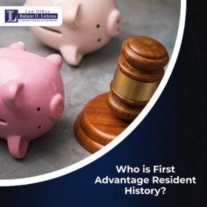 Who is First Advantage Resident History?